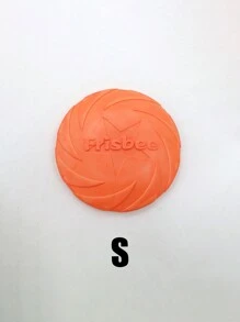 1pc Pet Flying Disc, Dog Play Toy, Durable Chew Resistant Floating Fetch Disc For Medium/Large Dogs, Interactive Retrieval Training Toy, Pet Supplies