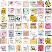 50 张励志英文名言贴纸，用于装饰吉他、笔记本、行李箱、笔记本电脑、摩托车、滑板 - 彩色 - 查看 6