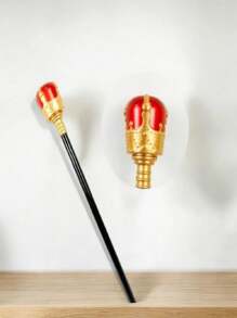 Accessory Stick Scepter King Queen Costume Party Carnival Event 48x5cm - 彩色 - 查看 2