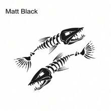 Graphics Large Fish Bone Stickers For Car Boat Body Decal Cruise Mural Vinyl Waterproof Covers Auto Tuning Styling Engine Hood Decoration Mototcycle Accessories - 42*12cm - View 13