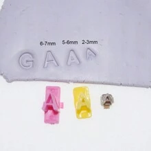 Number Alphabet Clay Stamp Micro Mini Letter Stamp For Polymer Clay Jewelry Diy Message Brand Logo Text Emboss Seal Tool Art Hobby Birthday Gift