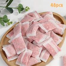 48pcs Scented Sachets For Closet, Moisture-Proof, Mildew-Proof, Deodorizer, Floral Fragrance Bags, Home Use, Plastic Material Fragrance, Back To School Supplies