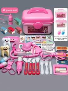 Doctor Toy Set: Children's Medical Role Play Set, Including Stethoscope, Syringe And Dental Pretend Play - Suitable For Kids 3+ Years Old (Random Color Variation)