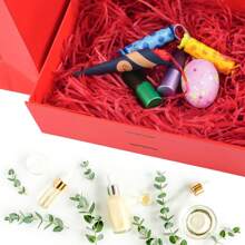Caja de regalo grande con tapas para regalos, caja de envolver regalos con tapa magnética y cinta para Navidad, Día de San Valentín, cumpleaños, regalos de novia, bodas - Rojo - Ver 7
