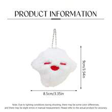 1pc Genshin HuTao Cute Anime Plush Doll Funny Cartoon Peripheral Memory Key Chain Plush Doll Pendant Key Chain, Car Key Chain, Bag Pendant. Car Accessories Bag Charm Backpack For School Letter