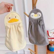 3PCS Small Cute Cartoon Microfiber Towel-Soft, Absorbent, Quick-Drying, Multifunctional, Easy To Hang-A Must In Modern Bathrooms, Kitchens, Living Rooms And Toilets