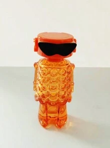 1pc/4pcs 50ml Glass Robot Shaped Perfume Spray Bottle, Stylish And Elegant For Travel, Home Fragrance Decant, High-Quality Craftsmanship - Clear - View 7