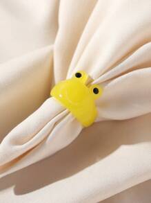 1 szt. Śliczny akrylowy pierścionek z motywem żaby z dużym okiem - Pierścionek z dużą żabą - Zobacz 10