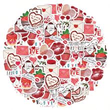 46 Stücke (23*2) Reiche Liebesbekundungen, selbstklebende Aufkleber im einfachen Stil, elegant und schön gestaltete Dekorationsaufkleber. Geeignet für Paare zum Dekorieren von Fotoalben, Tagebüchern, Tassen, Laptops und Handyen, um ihre Liebe auszudrücken. Schulmaterial, Rückkehr zur Schule