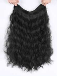 Extensiones de cabello con clip en forma de V, ombre, ondulado y rizado para festivales de música, clips de garra, pasadores de cabello, barrettes - Multicolor - Ver 8