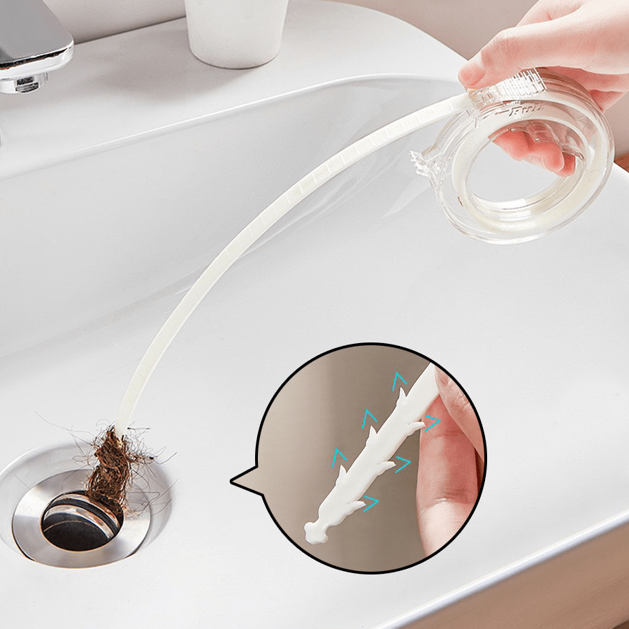 1pc Sewer Hair Hair Cleaning Sink Anti-Blocking Cleaning Hook Retractable Hair Cleaning Hook
