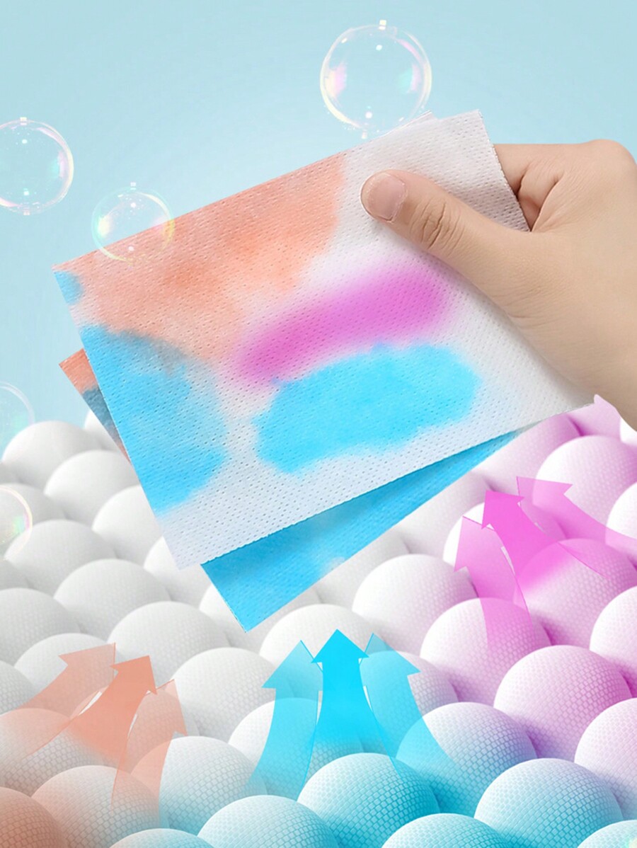 AntiColor Bleeding Laundry Absorber Sheets, Prevent Clothes From