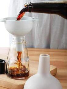 10cm Plastic Funnel - Vitt - Visa 2