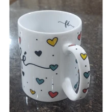 马克杯 300ml - FÉ - 装饰瓷器 - 白色 - 查看 2