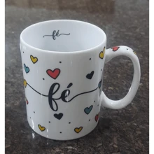 马克杯 300ml - FÉ - 装饰瓷器 - 白色 - 查看 4