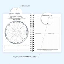 Weekly Planner Agenda Plus 2025 Animal Print Zebra Colors - 銀色 - 查看 6