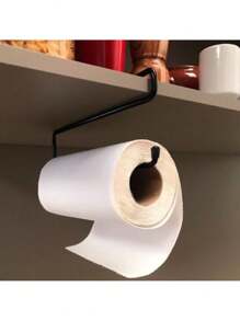 Paper Towel Holder Holder Kitchen Cabinet Organizer - màu đen - Xem 2