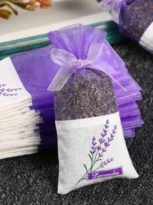 10/20/30/50 Pcs, Lavender Scented Sachet Empty Bag, Lavender Linen Bag, Fabric Freshener Empty Bag, Mesh Fabric Organza Gauze Bag, Wardrobe Aromatherapy Bag - For Dried Flowers Or Aromatherapy, Candy Gift Bag, Purple Mesh Drawstring With Ribbon, Hanging Closet Freshener, Long Lasting Closet Scent, Wardrobe Or Drawer Freshener.