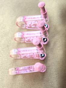 10pcs4pcs/2pcs Sterile Ear Piercing Gun Set,(2 Pink/2 Bue)-Choose1,Disposable, Low Pain, With Built-LnEar Stud, Beauty Tool And Accessories For Ears - 4pcs Pink-white Diamond - View 4