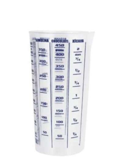 Copo Plástico Para Medir Capacidade 500ml