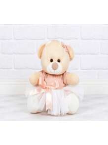 Ballerina Bear Plush 15 Cm - Ckd Confecções - cá hồi - Xem 1