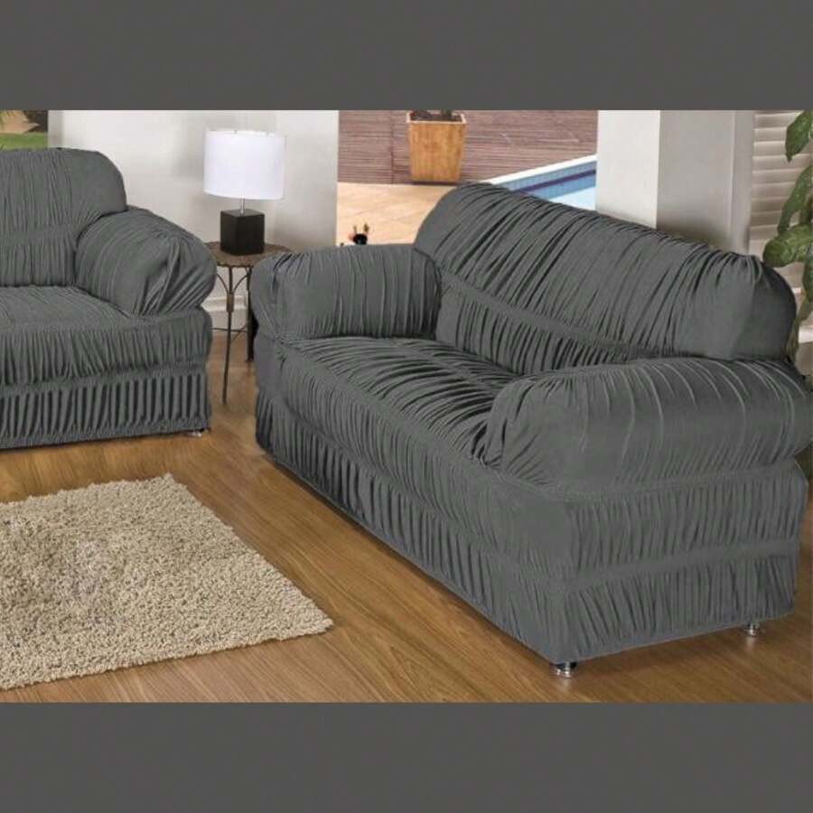 SOFA COVER 3X2 SEATERS 28 ELASTICS FINE FINISH BEST PRICE SHEIN ITALIA