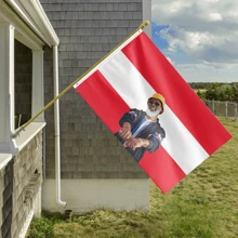 1pc Customizable Outdoor Flag In Multiple Sizes, Photo Customized Outdoor Flag, Personalized Custom National Flag, DIY, Double-Sided Flag, Yard Decor, Outdoor Decor, Party, Event, Home Decoration, Suitable For All Seasons, Gift For Family, Personalized Gift, Flag Pole Not Included - Austria - View 4