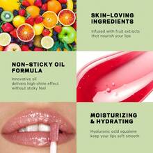 Tinted Lip Oil Moisturizing Lip Balm, Fade Lip Lines, Brightening Lip Gloss - 12# - View 9