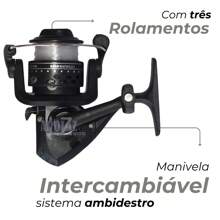 Telescopic Fishing Rod Kit With Ultra Light Reel With Line Promotion - Verde - Ver 8