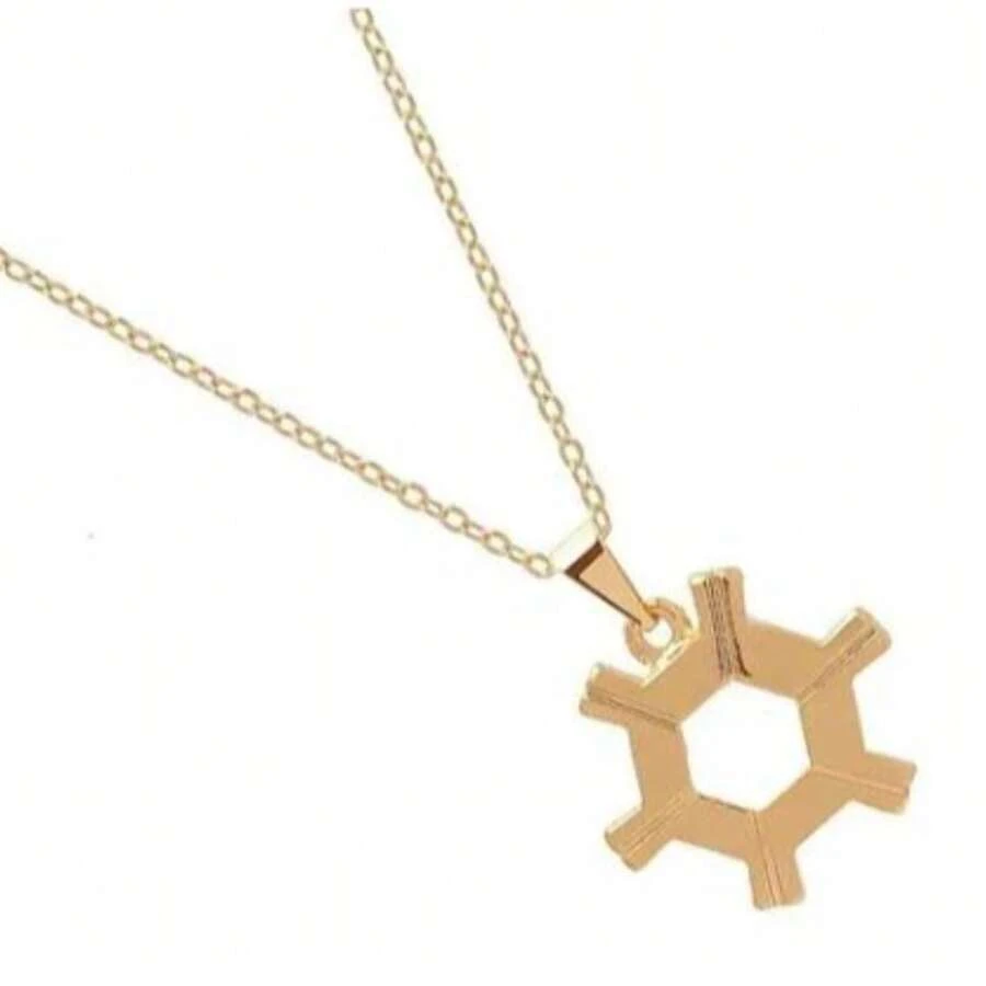 18k Gold Plated Agronomy Agricultural Engineering Necklace - 金色 - 查看 1