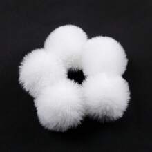 5pcs 5cm Artificial Fluffy Pompom Fluffy Soft Balls DIY Hair Ball Pom Pom For Handicrafts Handmade Sewing Crafts Materials Keychain Gloves Ball Clothing Supplies - Multicolor - View 16