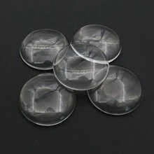 6-40mm Round Glass Cabochons Dome Transparent Clear Flat Back For Blank Bezel Trays Pedant Bracelet DIY Jewelry Making Accessories - Clear - View 7