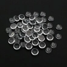 6-40mm Round Glass Cabochons Dome Transparent Clear Flat Back For Blank Bezel Trays Pedant Bracelet DIY Jewelry Making Accessories - Clear - View 4