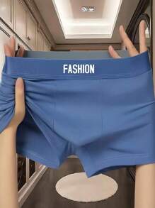 3pcs Breathable & Soft  Men Briefs, Elastic & Comfortable, Suitable For Casual Style