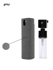 1 件装屏幕清洁剂，适用于所有手机、笔记本电脑和平板电脑屏幕的屏幕清洁剂喷雾，二合一喷雾和超细纤维布 - 彩色 - 查看 4