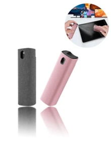 1 件装屏幕清洁剂，适用于所有手机、笔记本电脑和平板电脑屏幕的屏幕清洁剂喷雾，二合一喷雾和超细纤维布 - 彩色 - 查看 5