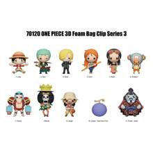 TOEI ANIMATION 1pc One Piece Officially Licensed Mystery Bulk Bag Clip Series 3 And Zoro And And Other Anime Characters Cute Keychain For Mom Dad Boyfriend Funny Valentine's Day Birthday Christmas Gifts