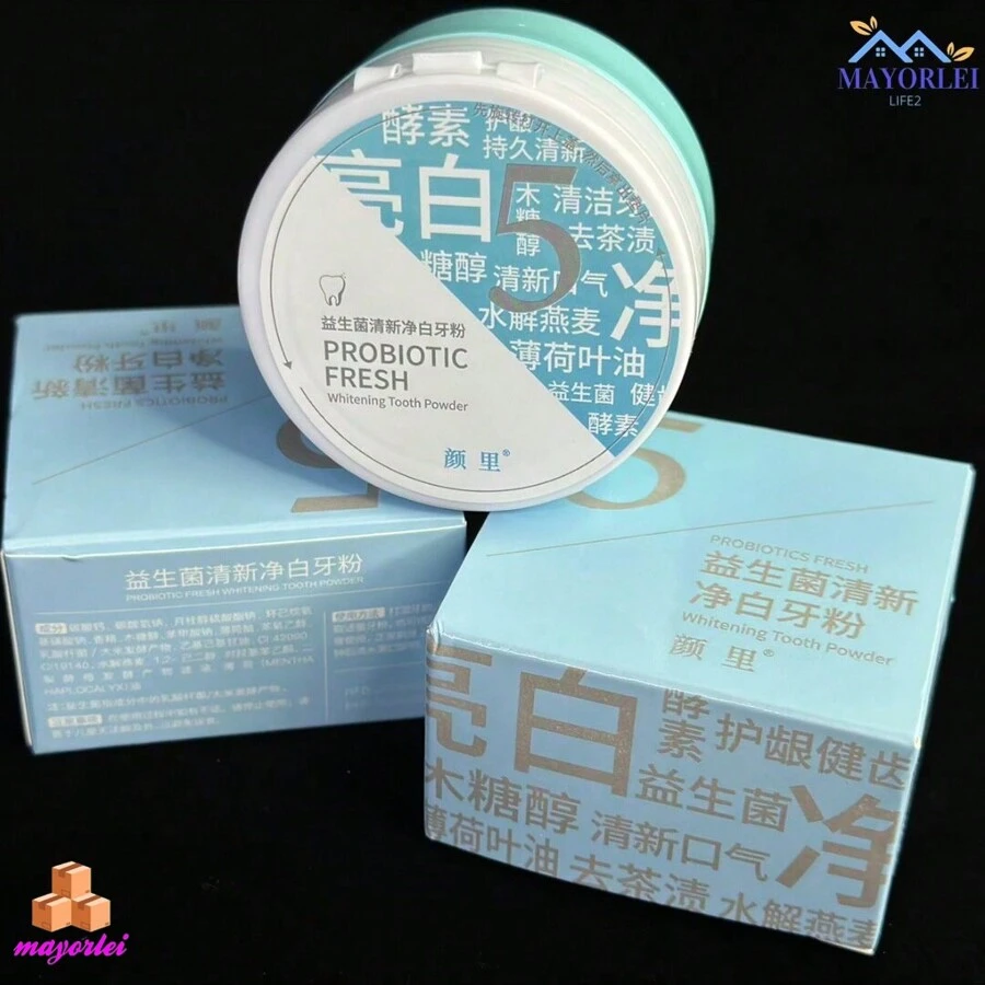 Teeth Whitening - Blue and White - View 1