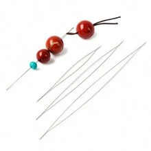 5 件/25 件串珠针，珠宝制作工具配件，适用于 DIY 手链和项链 - 銀灰色 - 查看 6