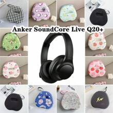 Anker SoundCore Live Q20+耳機盒，可愛的耳機收納袋，EVA耳罩保護盒 - 彩色 - 查看 10