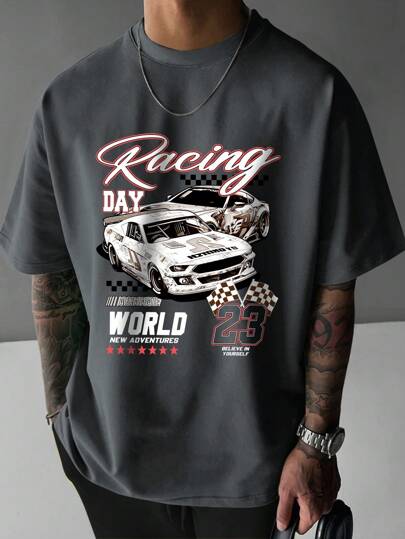 Men's Casual Crew Neck Short Sleeve T-Shirt