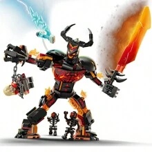 LEGO Konstruktionsfiguren-Spielzeug, Geschenk, Bauklötze, Ornamente, Weihnachtsgeschenk, Wintergeschenke, Farbblock-Farbblöcke - 1 Farbe - Übersicht 6