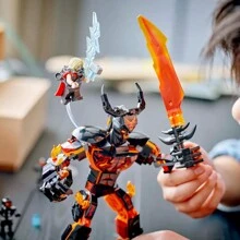 LEGO Konstruktionsfiguren-Spielzeug, Geschenk, Bauklötze, Ornamente, Weihnachtsgeschenk, Wintergeschenke, Farbblock-Farbblöcke - 1 Farbe - Übersicht 2