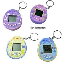 Retro Virtual Pet Keychain Game-Portable Entertainment-Multiple Pet Care Functions-Ideal Gift For Gamers And Nostalgia Lovers - Multicolor - View 15