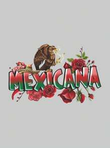 Artistic Letter Rose Thermal Press DIY Stickers Decoration, Heat Transfer Vinyl Stickers For Clothing T-Shirt Hoodies Pillowcase Design,  Heat Press Iron-On Decal Stickers For Jacket, Jeans, Faith, Strength, Heat Transfer, Shirt Printing - Multicolor - View 3