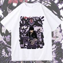 Anime Solo Leveling T-Shirt Unisex 100% Cotton Streetwear Launch Shipping In Various Colors!! - 白色 - 查看 2