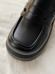 Zapatos de tacón estilo Mary Jane de suela gruesa para mujeres de estatura baja, zapatos de plataforma impermeable de tacón ancho de estilo vintage JK