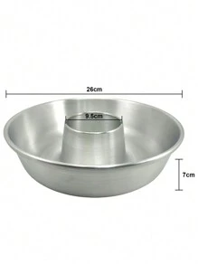 Molde De Aluminio Para Rosca, Panque, Pan, 26 cm, Horno, Repostería.