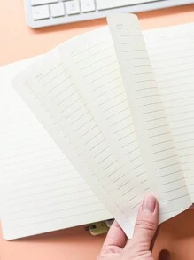 4 本/套 A5 螺旋笔记本，每本 60 张，可爱油画素描本，学生用品 - 查看 4