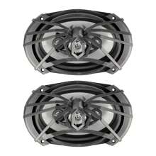 Bocina Tipo Coaxial Soundstream X4-69 Para Auto/camioneta Color Gris De 4 9 X 6 X 2 Unidades - Negro - Ver 1